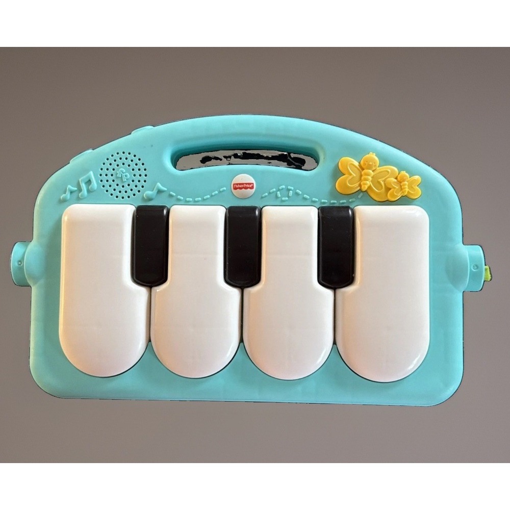Fisher Price Kick N Play Toy Blue Piano Keyboard Musical CHY36 Tested Works